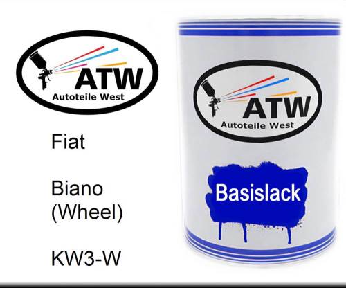 Fiat, Biano (Wheel), KW3-W: 500ml Lackdose, von ATW Autoteile West.